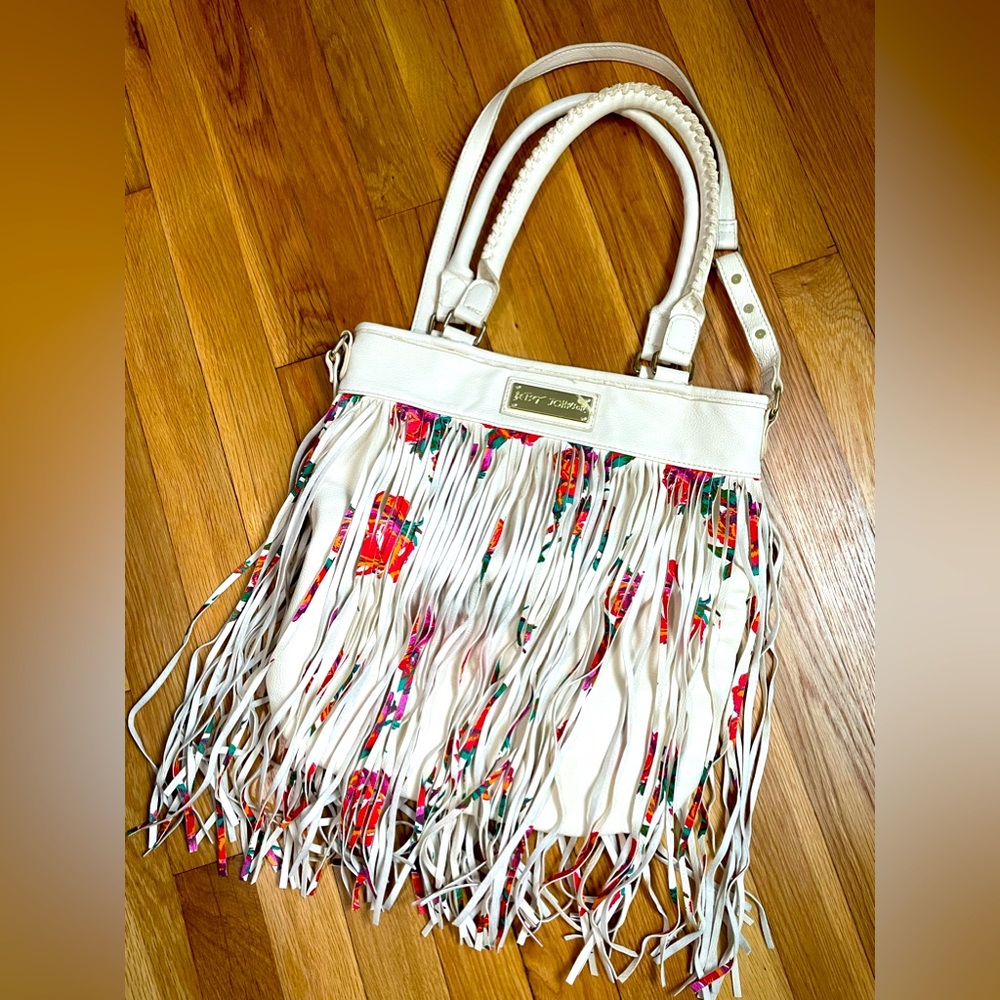 Betsey Johnson Fringe Bag